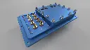 HD_4xXXXX-2_Assembly_with_8x_Binding_Posts_Rear Blue.webp