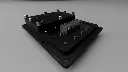 HD_2xXXXX-2_Assembly_Redesign_1x4_Barrier_Insert_Rear Black.webp