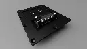HD_2xXXXX-2_Assembly_Redesign_1x4_Barrier_Insert_Front Black.webp