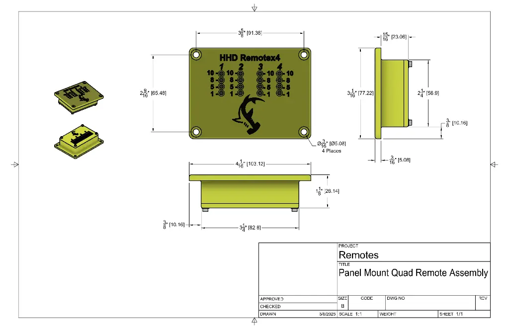 Panel Mount Quad Remote Assembly Drawing v4.webp